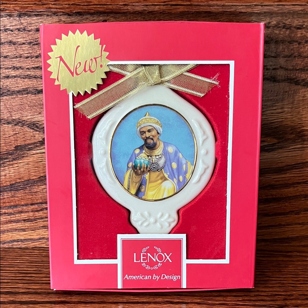 Lenox Ebony Visions Thomas Blackshear The Wise Man With Frankincense Ornament